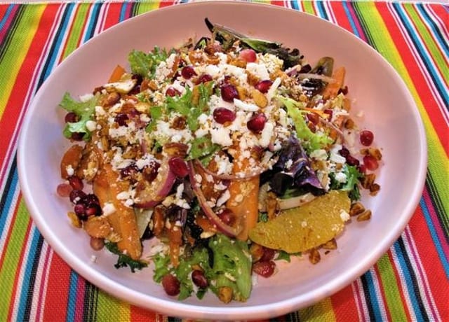 Soup & Salad - Pomegranate Citrus Salad.